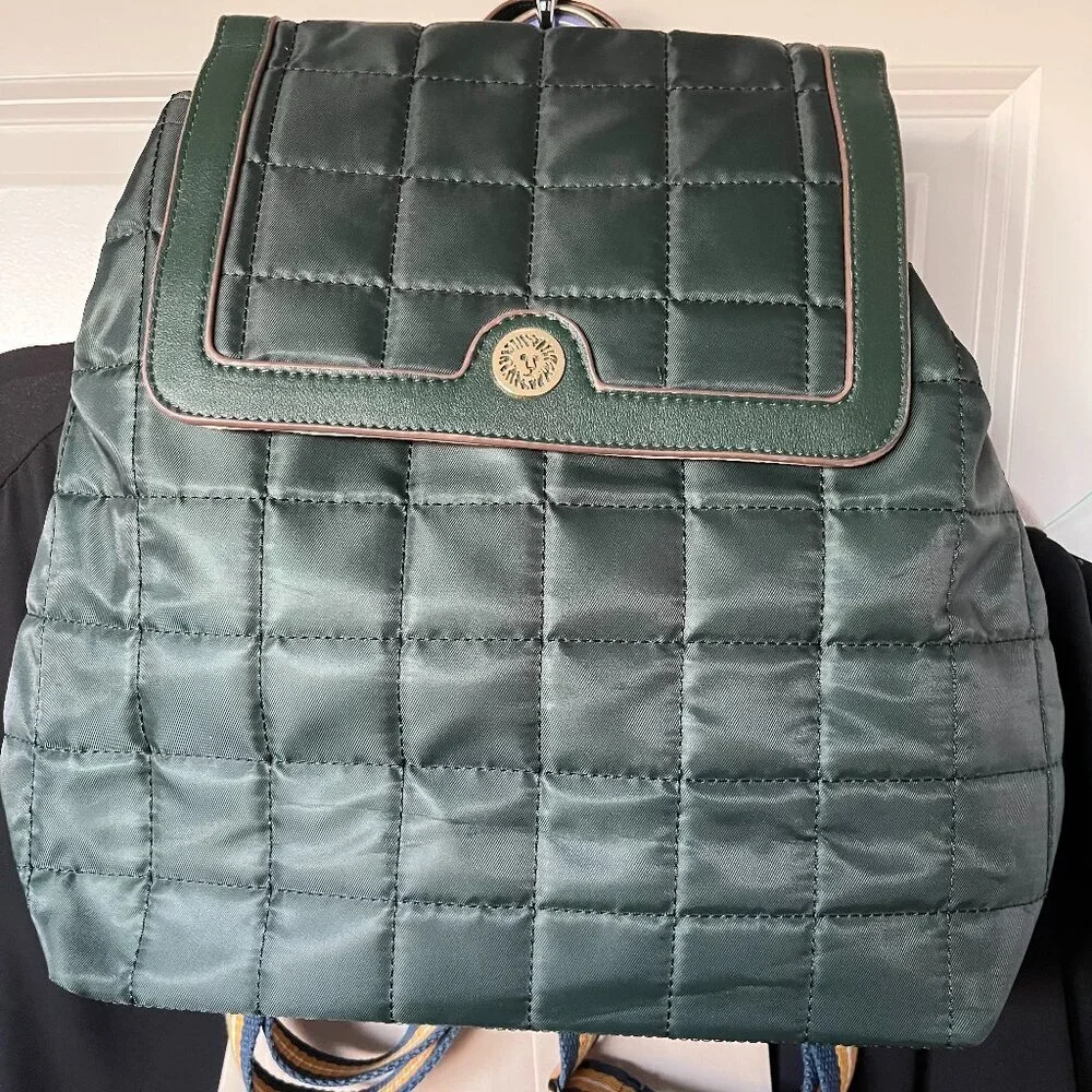 Anne Klein  Backpack Lightweight Nylon Chic Evergreen